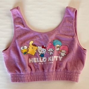 Hello Kitty Crop Tank Bralette